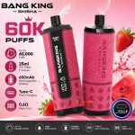 【🔥 BUY MORE, GET MORE FREE】Bang King Shisha 60000 60K Puffs LED Display Disposable DTL Vape Pen