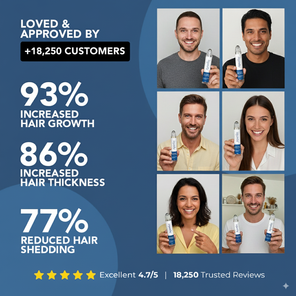 【🔥Hot gate promotion】Aparthy Hair Growth Roll on Serum - Image 2