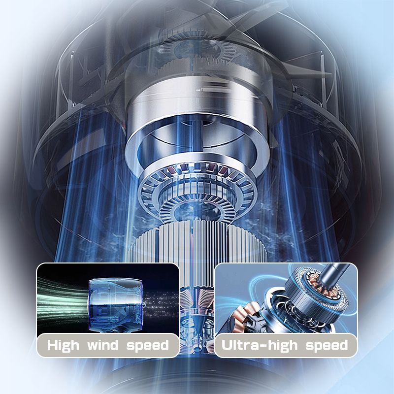 2026 new violent turbo digital display 100 gear outdoor handheld USB fan portable mini fan with high wind power - Image 4